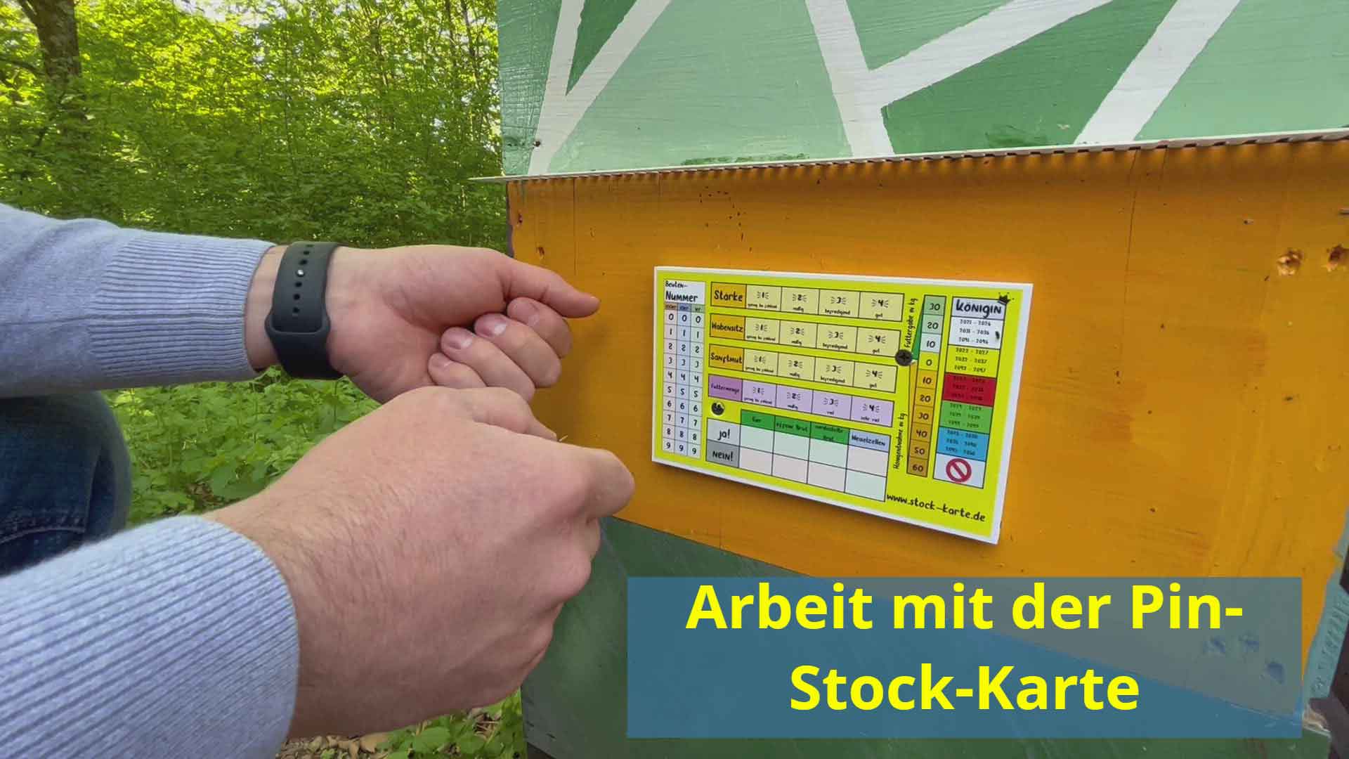 Pin Stock Karte