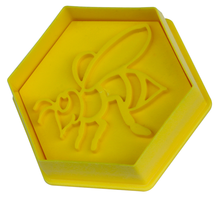 RuBee® Ausstechform Sechseck Biene