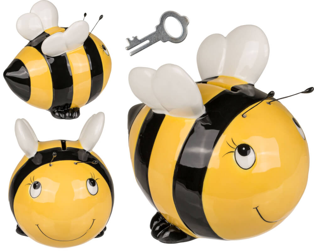 Keramik Spardose Biene