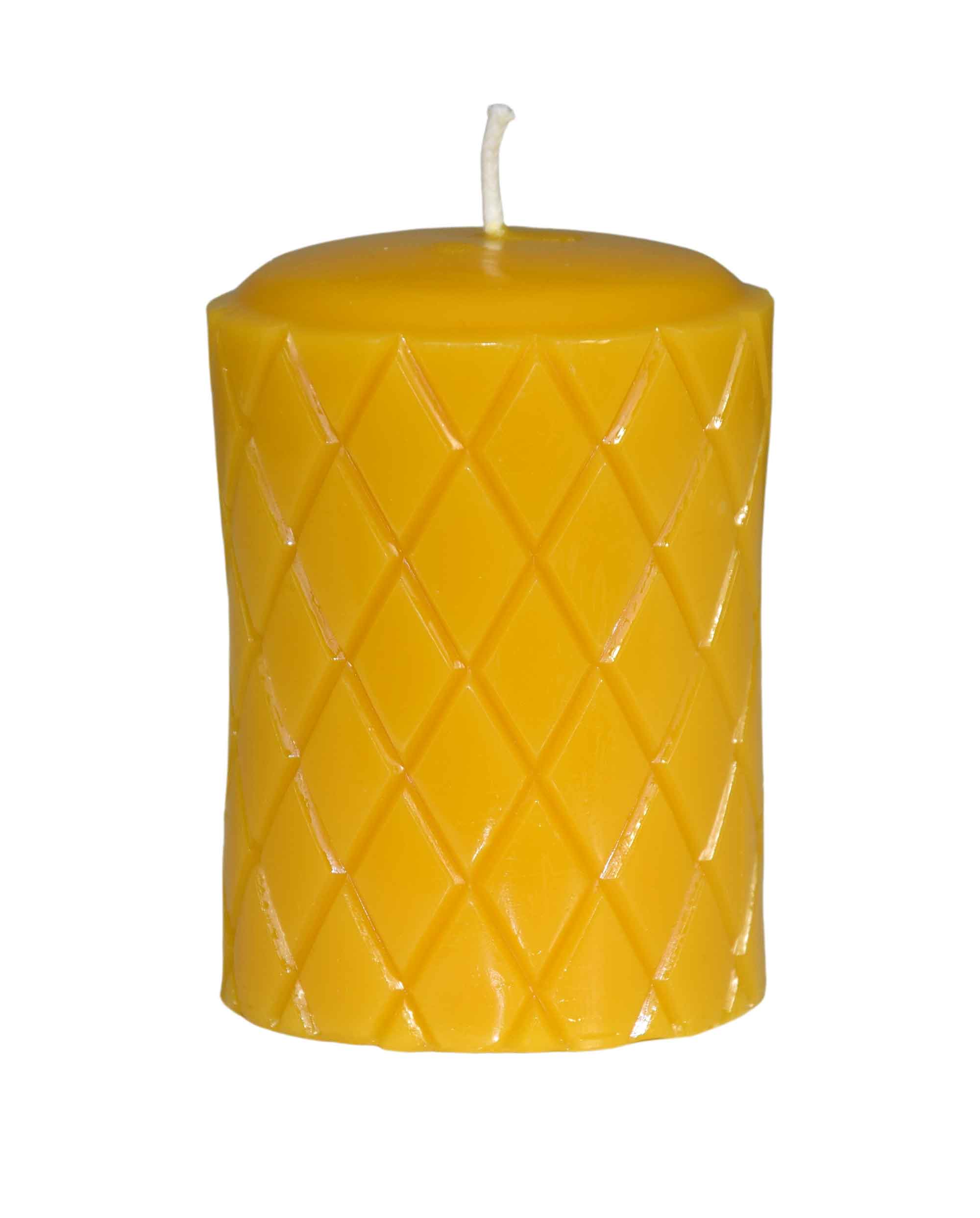 Gießform Stumpen mit Rautenmuster