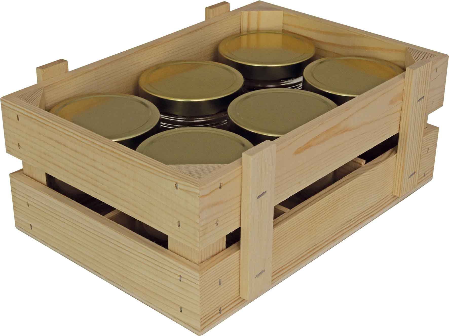 Transportkiste für 6 Gläser