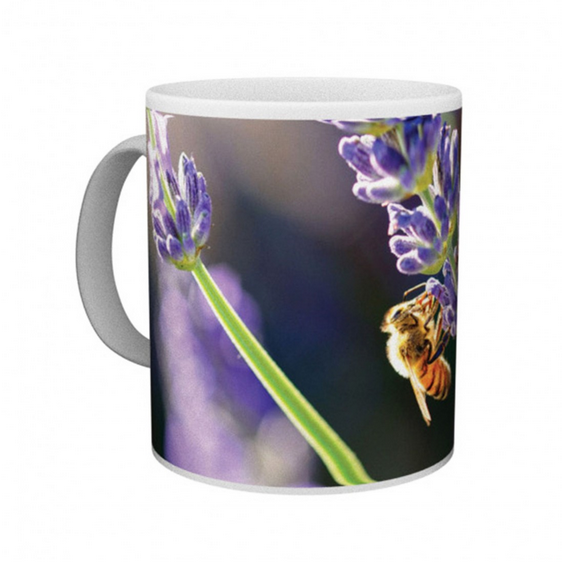 HOBBEE® Tasse Imkerkunst "Biene auf Lavendel"