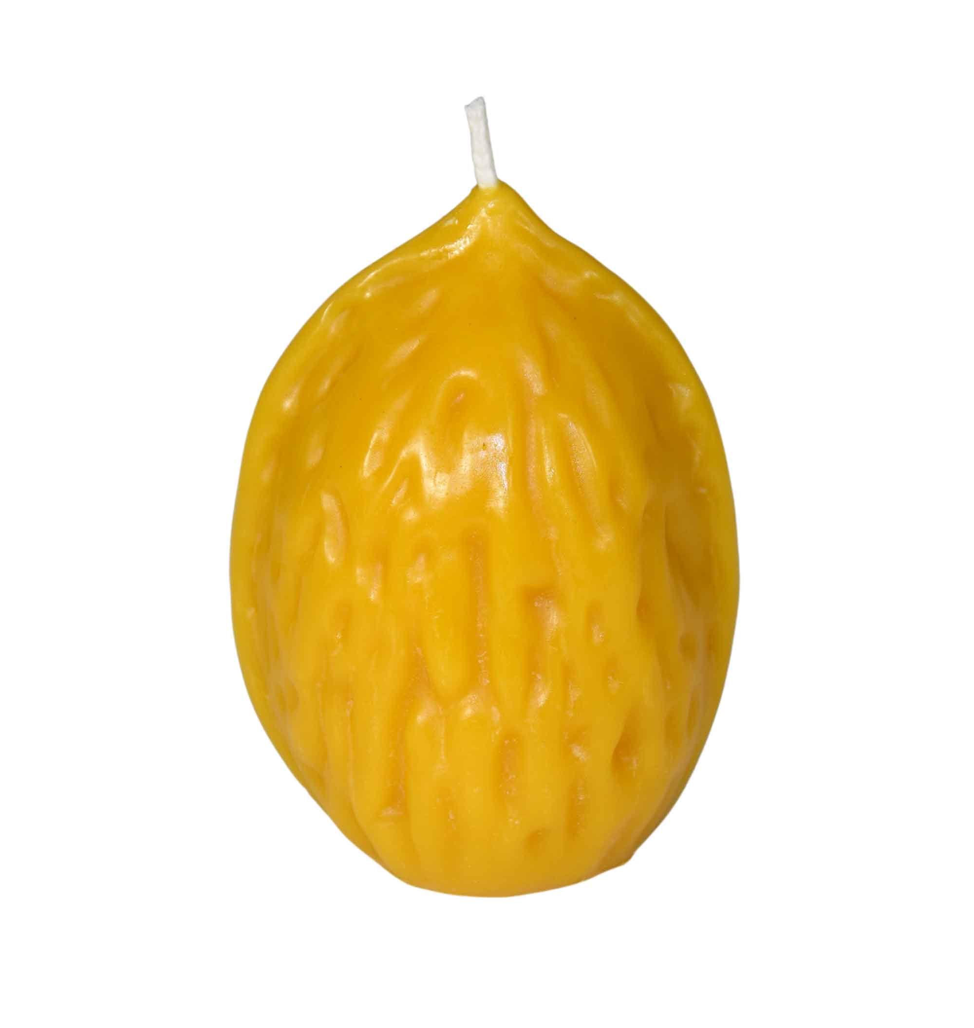 Gießform Walnusskerze