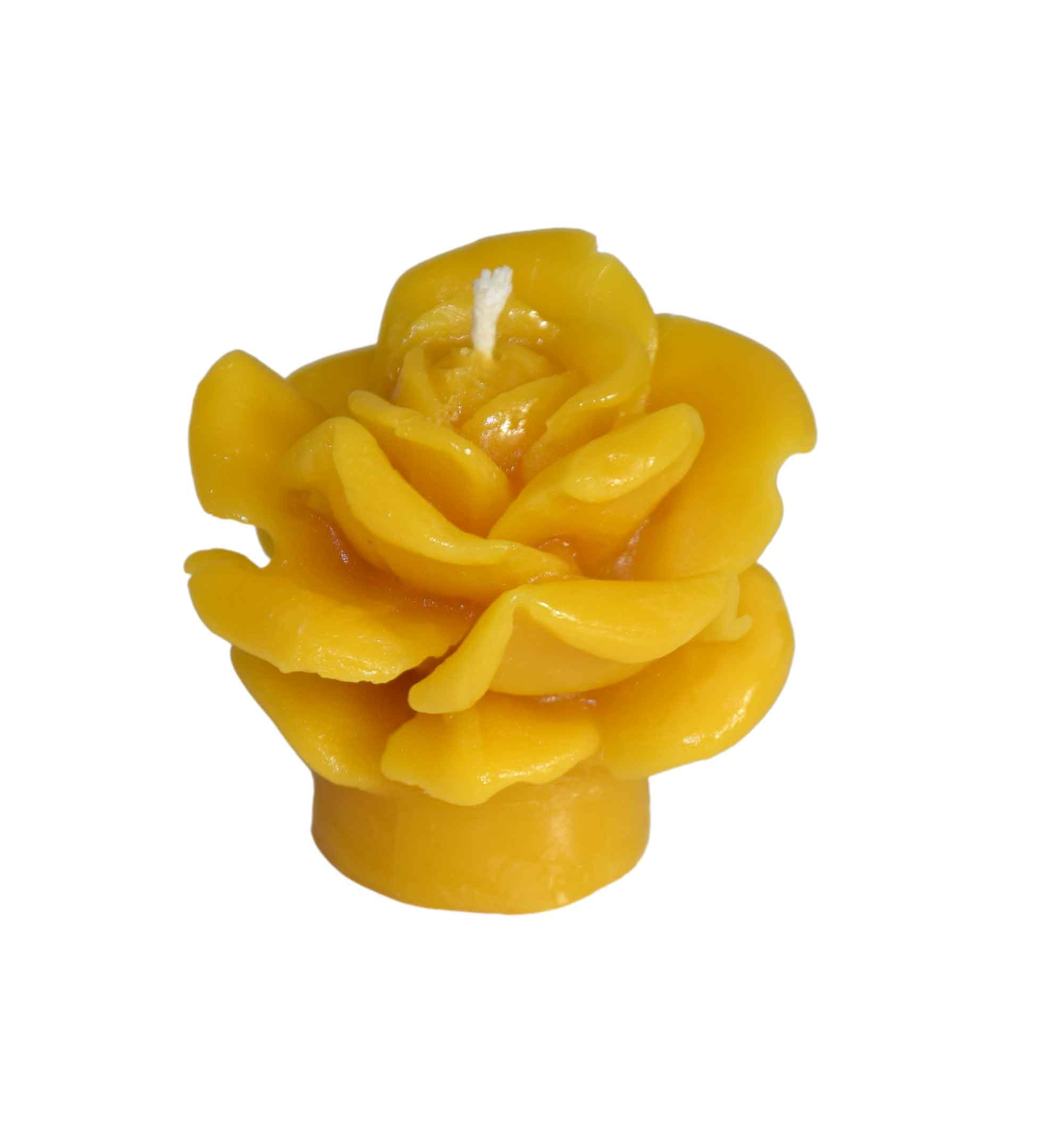 Gießform Rose, groß, Teelicht