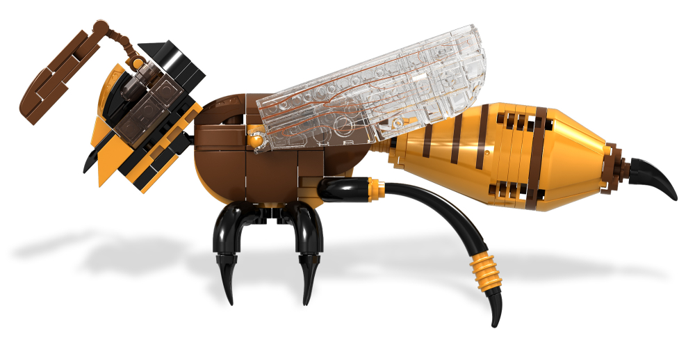 Klemmbaustein Set - summende Biene