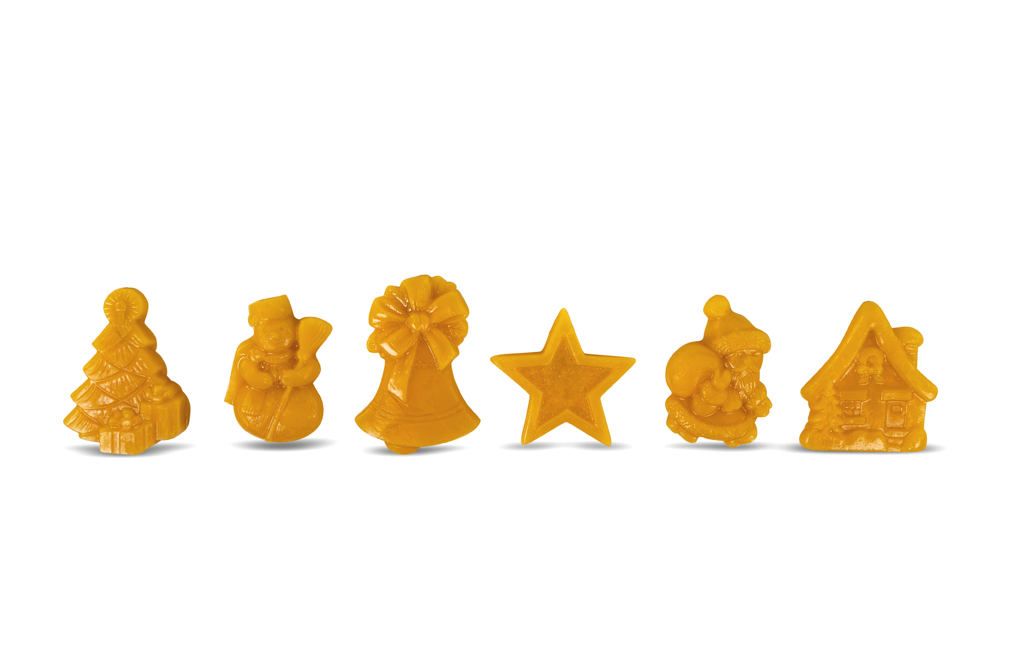 Gießform Baumschmuck 6-er Set