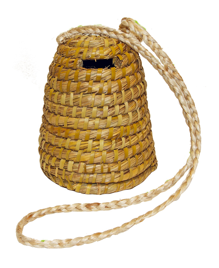 RuBee® Deko Strohbienenkorb