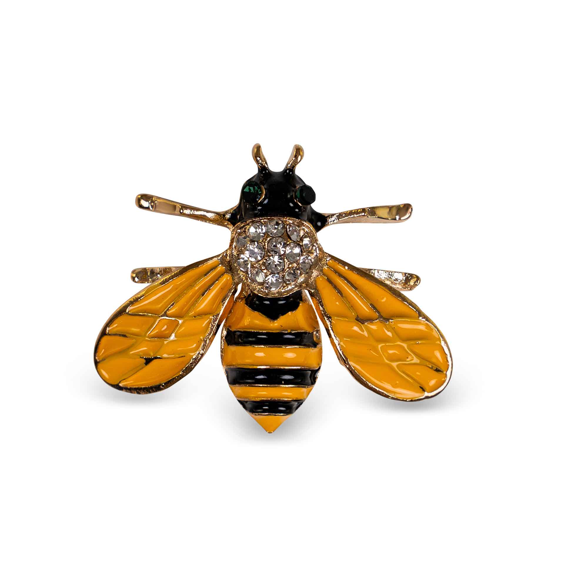 Bienenbrosche "Gelbe Königin"