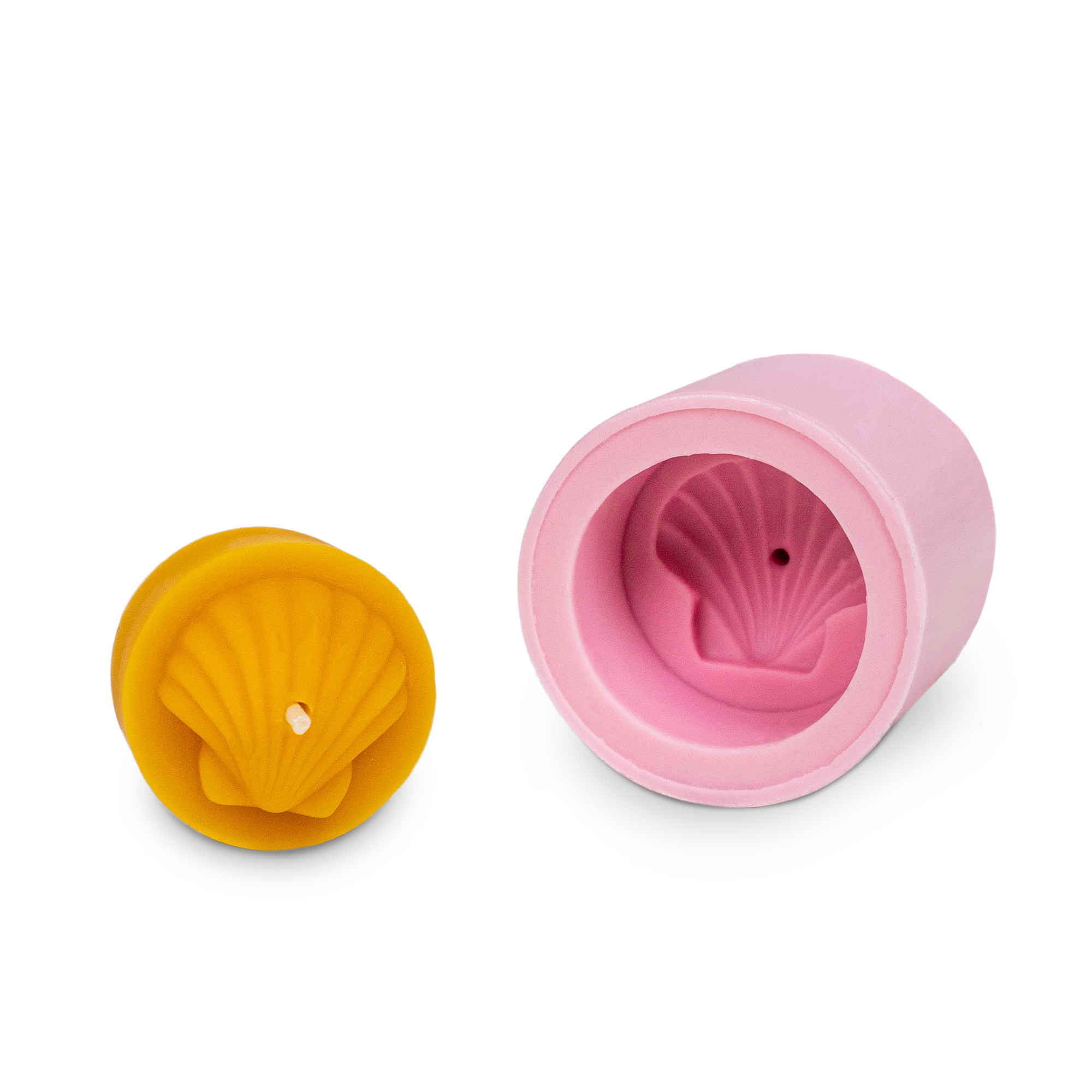 Gießform Teelicht "Muschel"