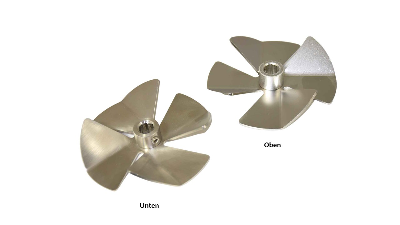 Aufsteck - Rührflügel aus Edelstahl