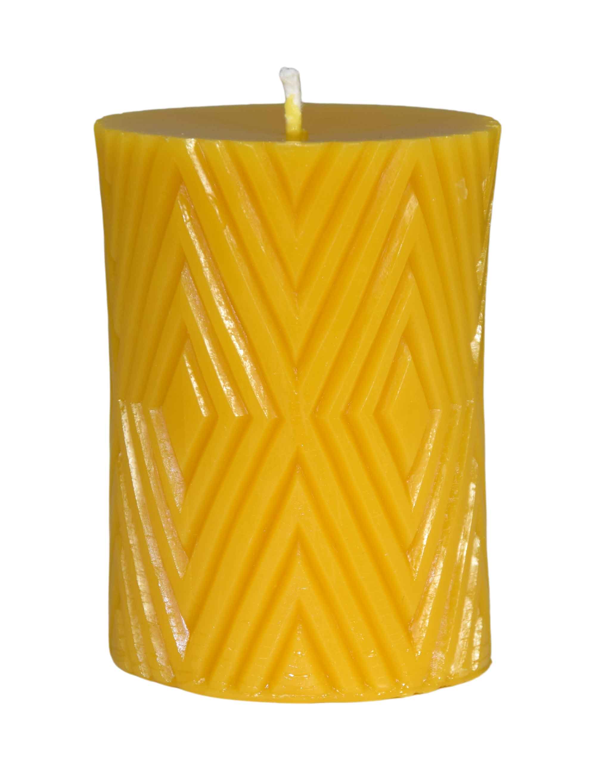 Gießform Stumpen mit Rautenmuster