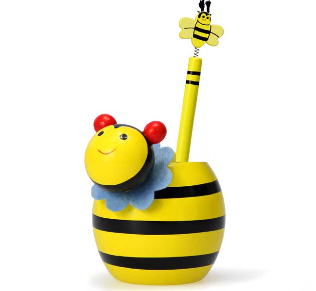 Holz Bienen Stiftbecher