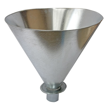 Einkehrtrichter Edelstahl 2. Wahl