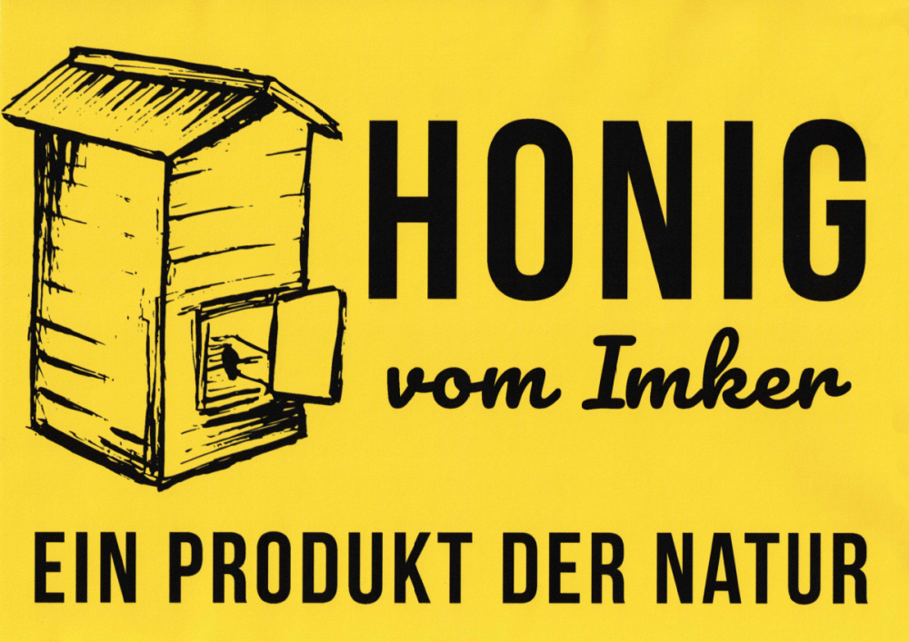 Werbeaufkleber "Honig vom Imker"