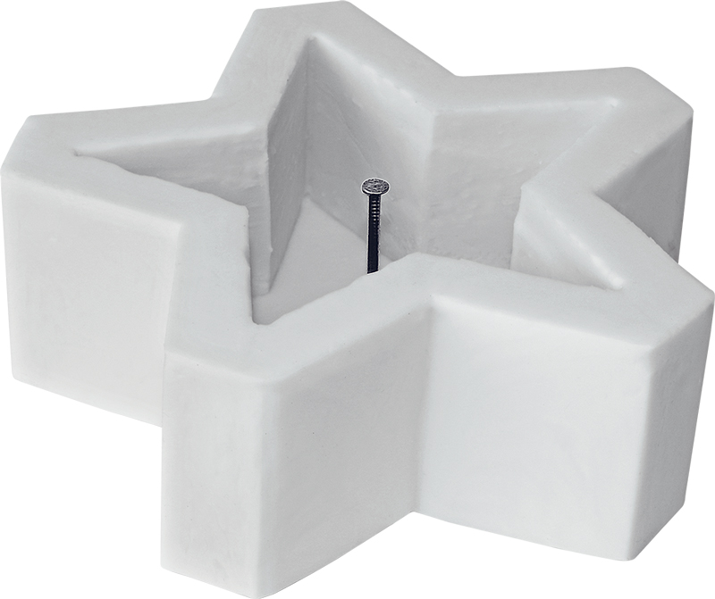 Gießform "Stern groß"