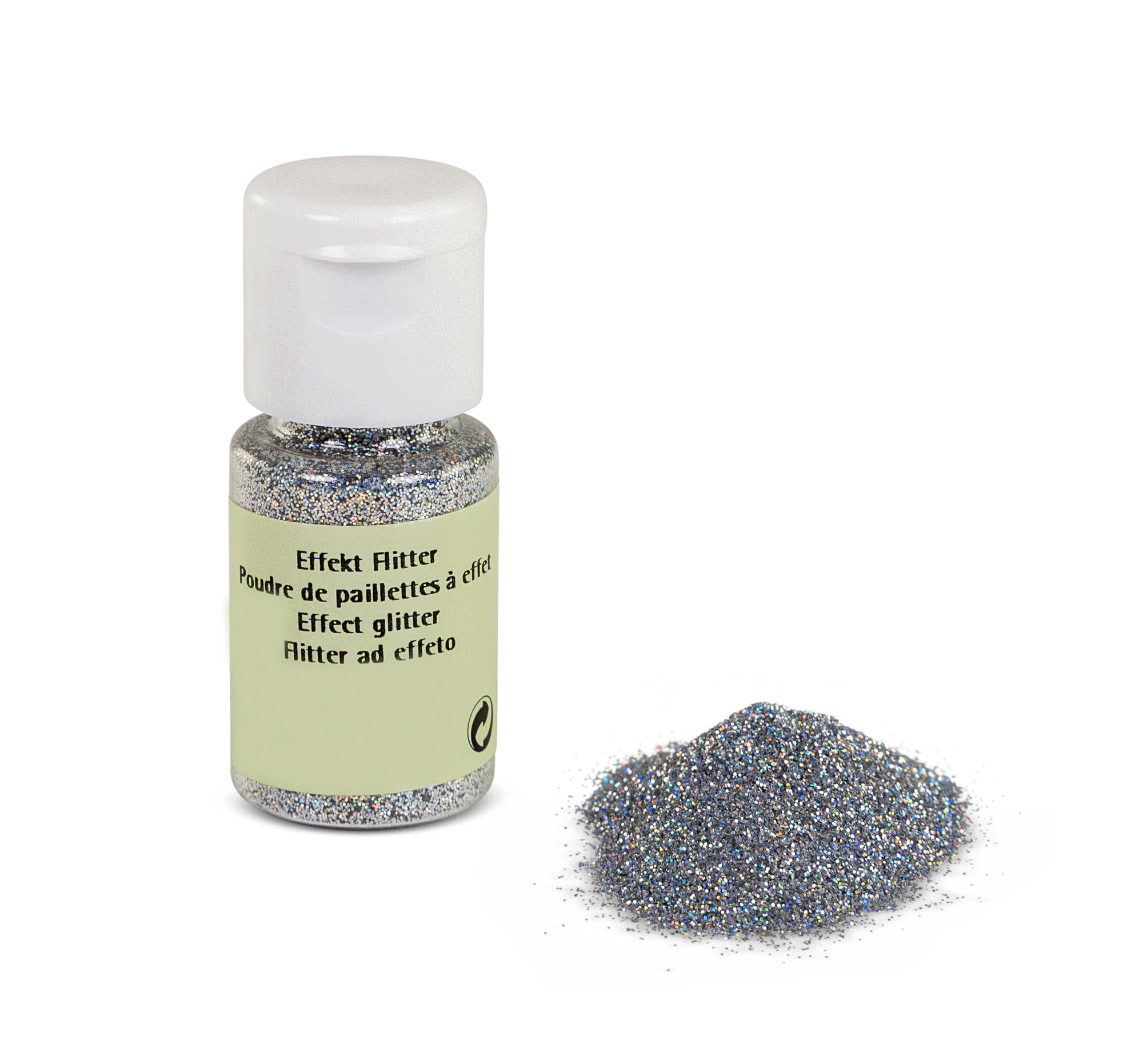 Streuflitter, silber