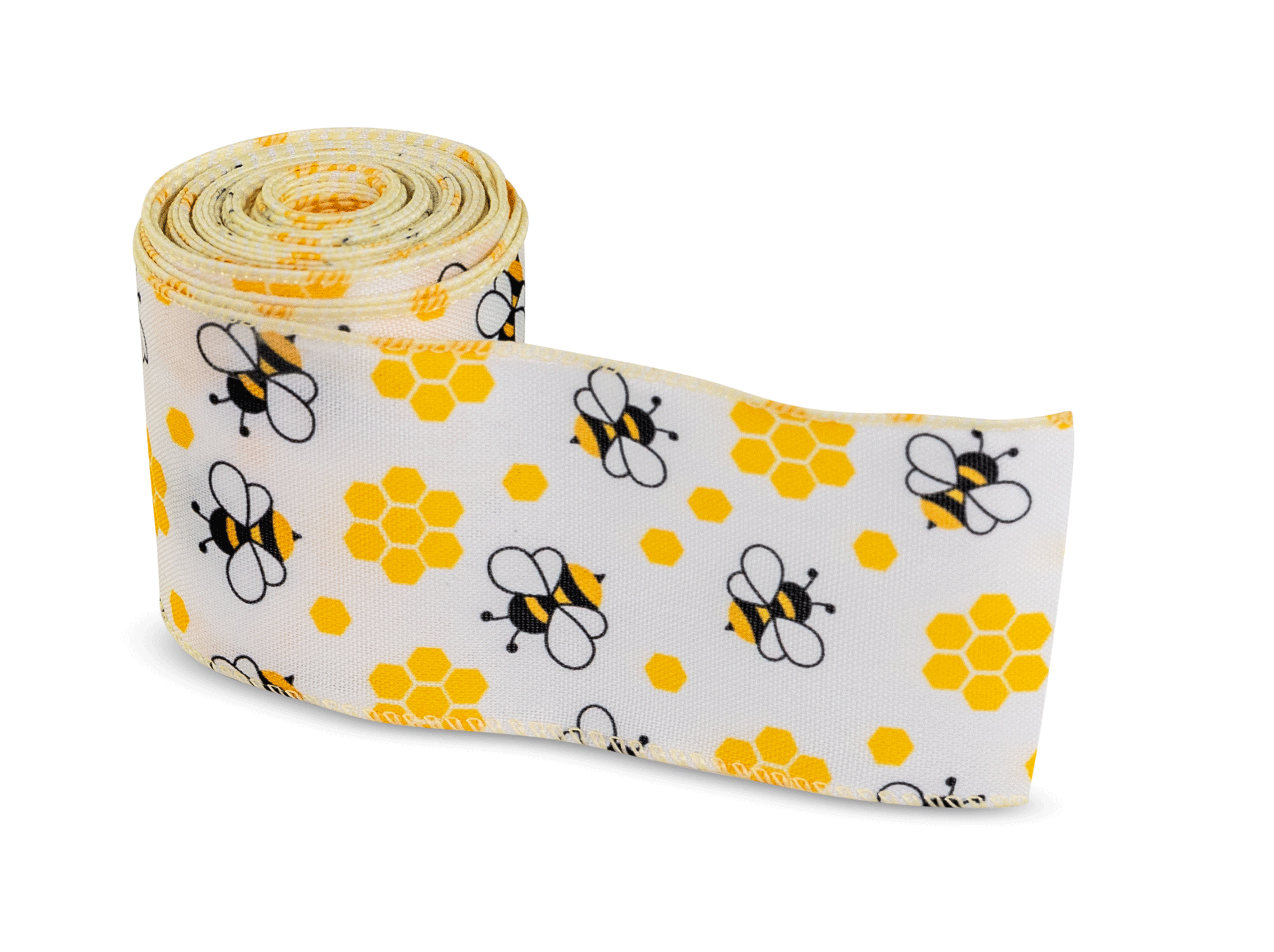 Geschenkband Biene mit Waben