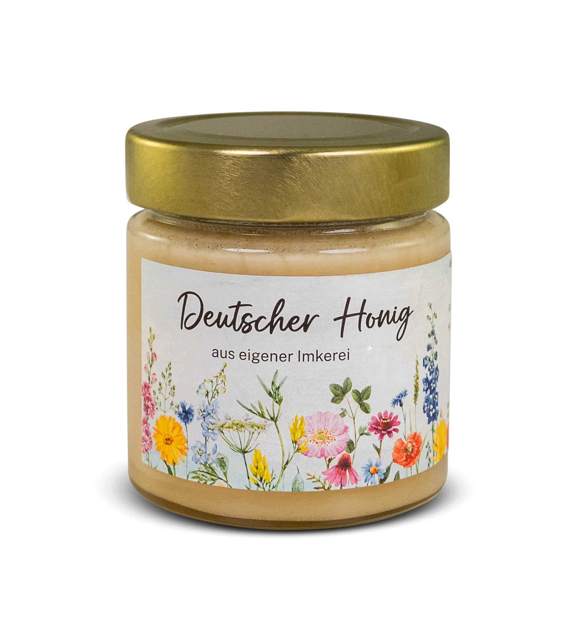 Honigglas-Etikett "Blumenwiese"