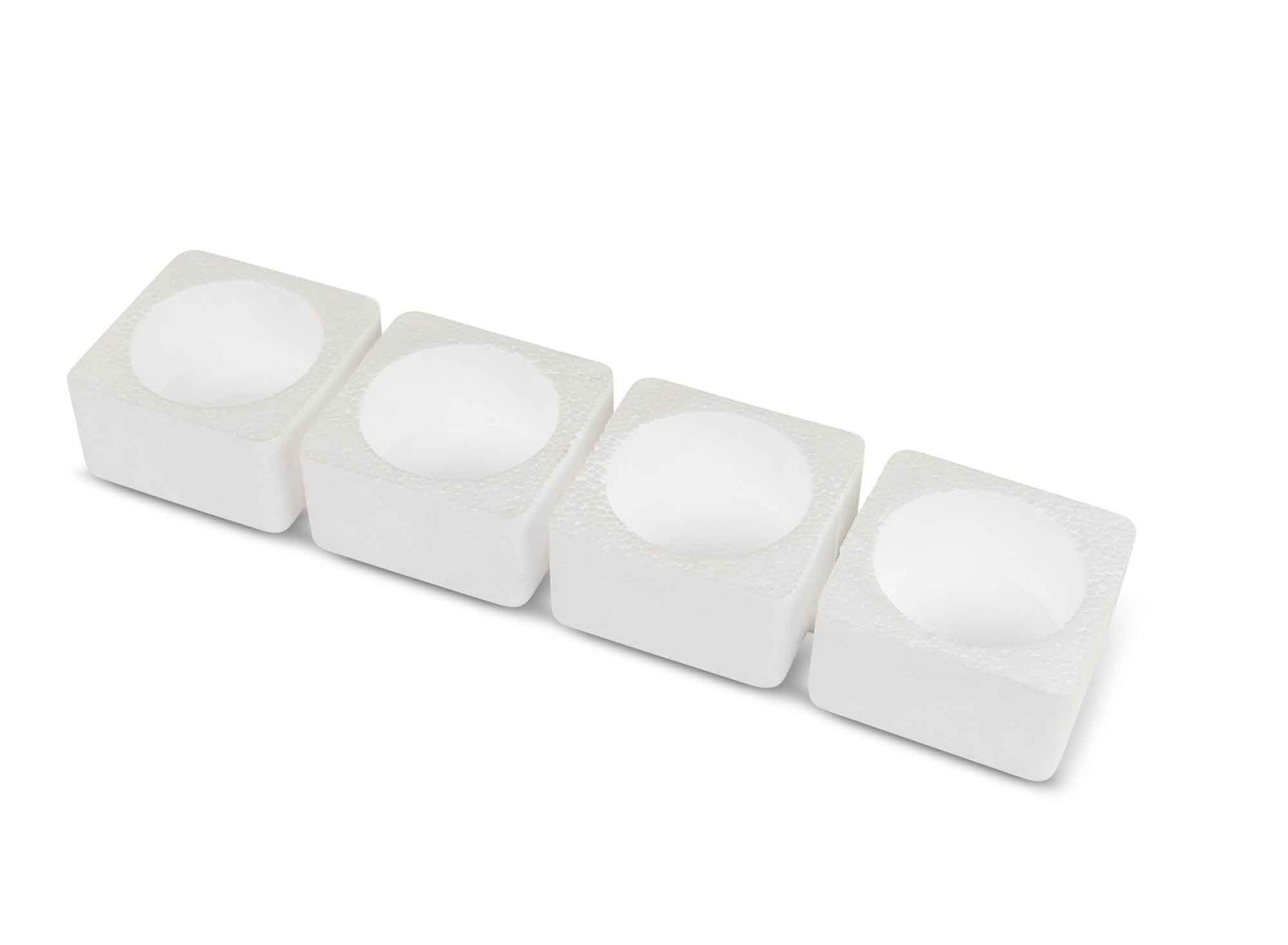 Styropor Box für 500g Glas