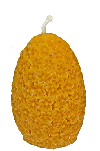 Gießform Ei mit Blumenmuster