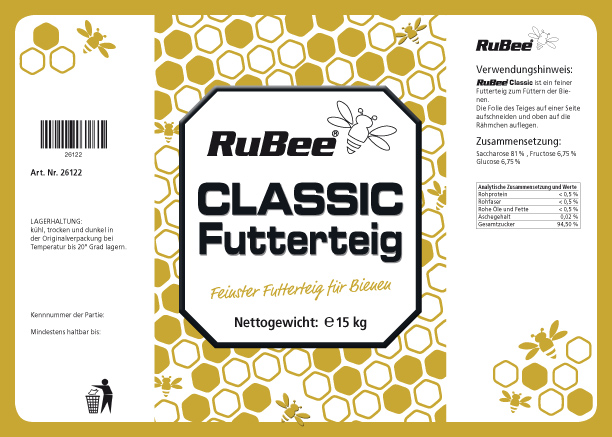 RUBEE®CLASSIC Futterteig