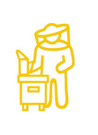 HOBBEE® Aufkleber "IMKER + BEUTE"