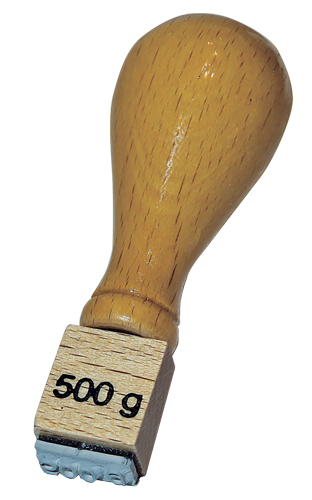 Stempel "500 g"