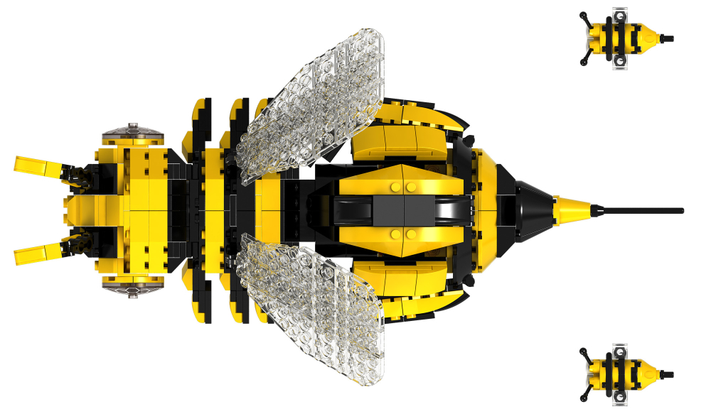 Klemmbaustein Set - große Bienenkönigin