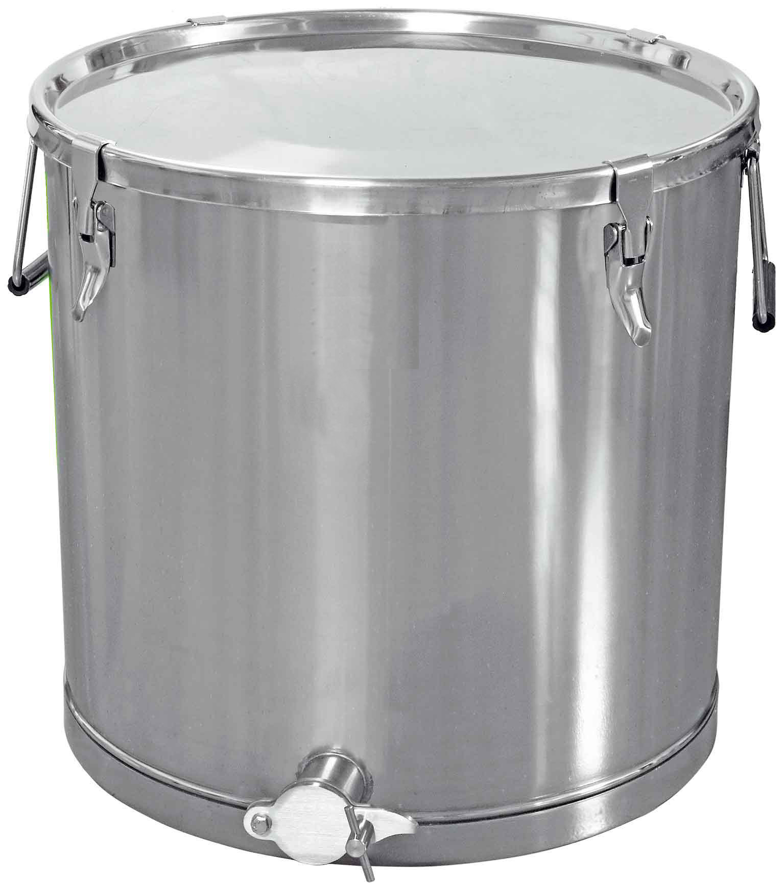 Abfüllkübel aus Edelstahl