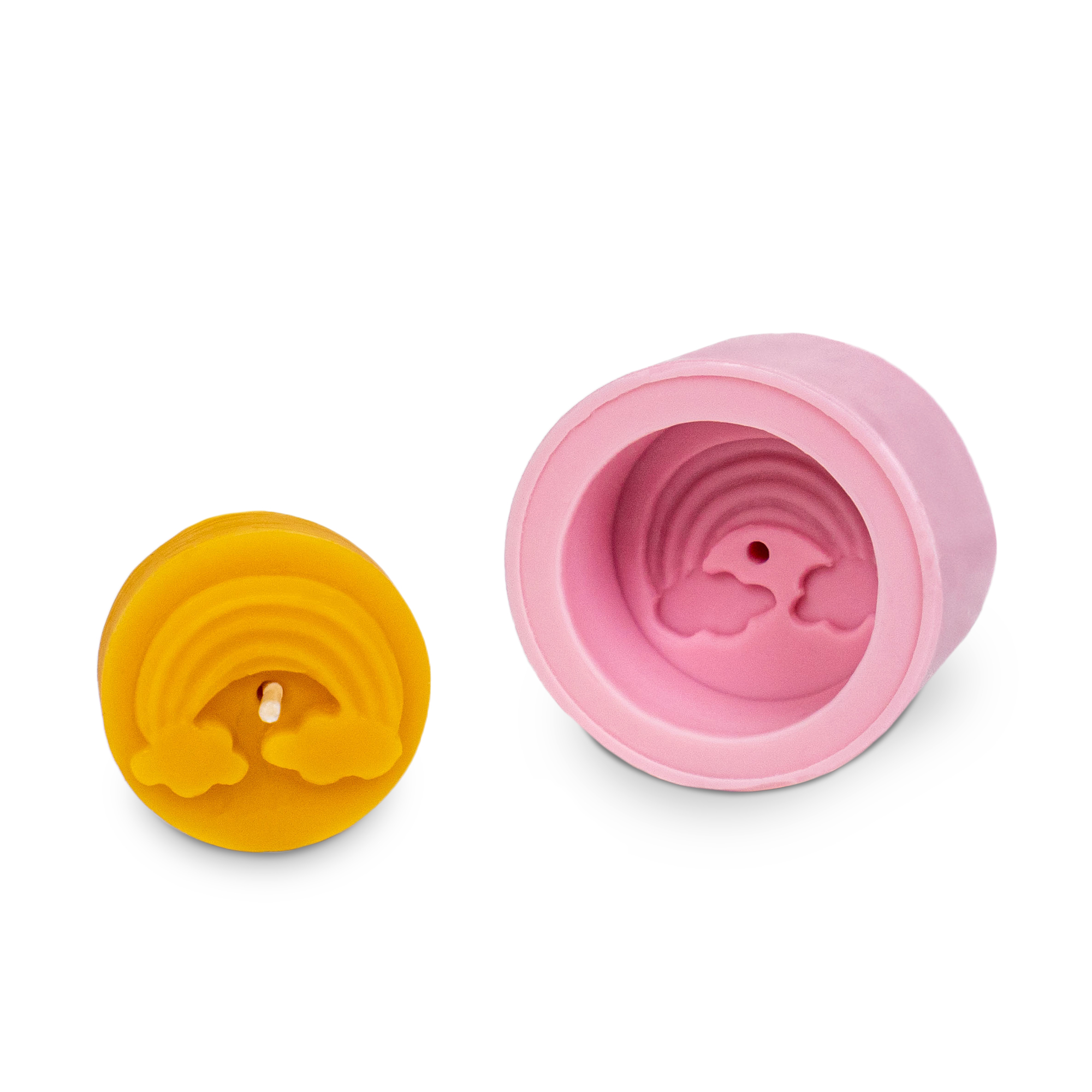 Gießform Teelicht "Regenbogen"