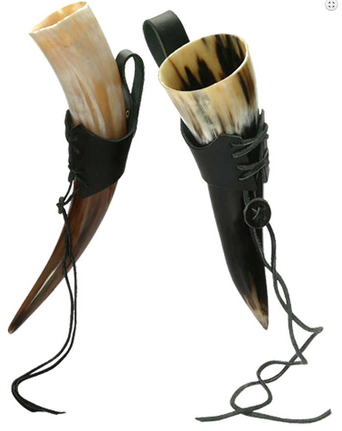 Gürtelhalter für Trinkhorn "L & XL"