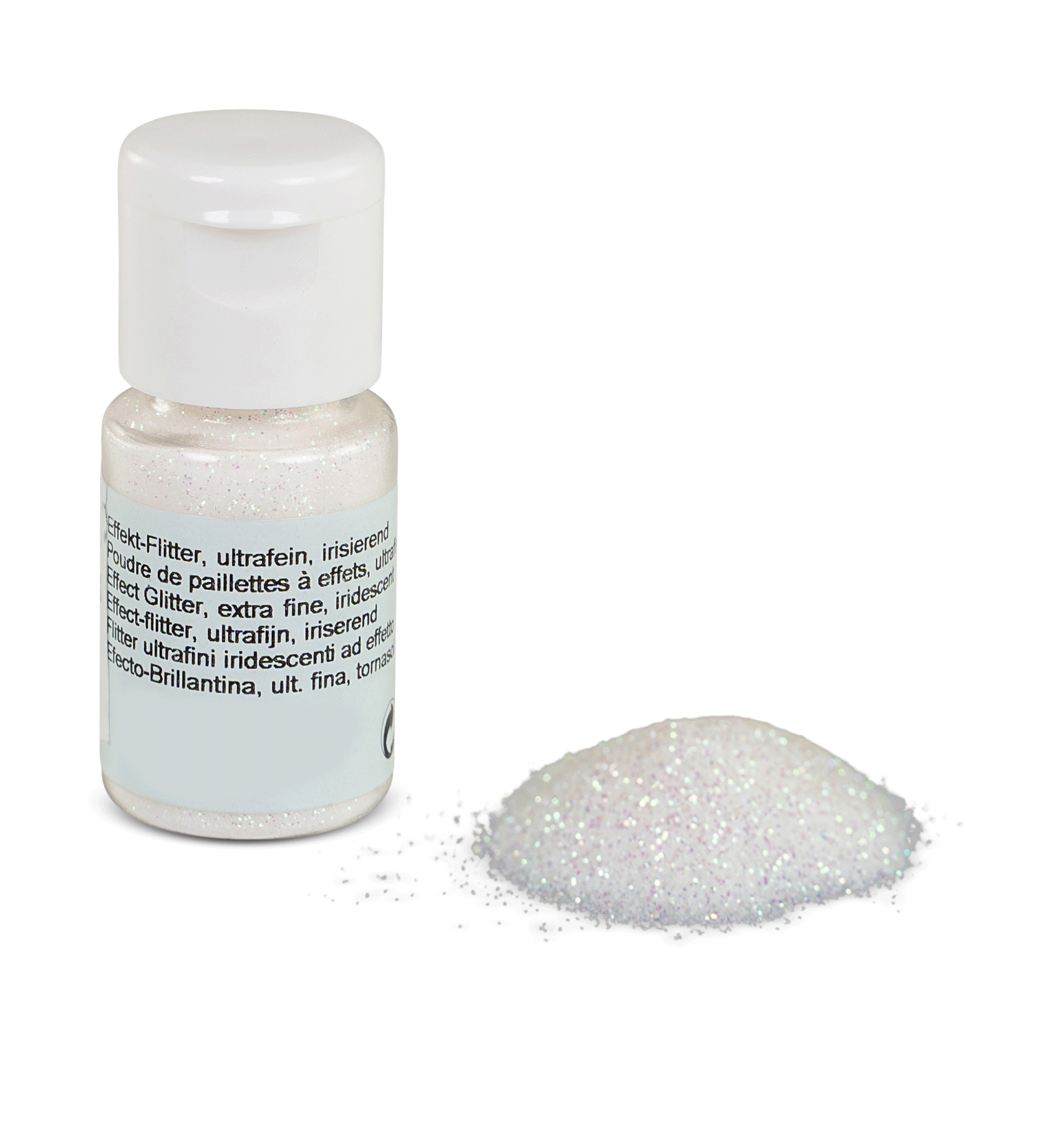 Streuflitter, weiß-iris