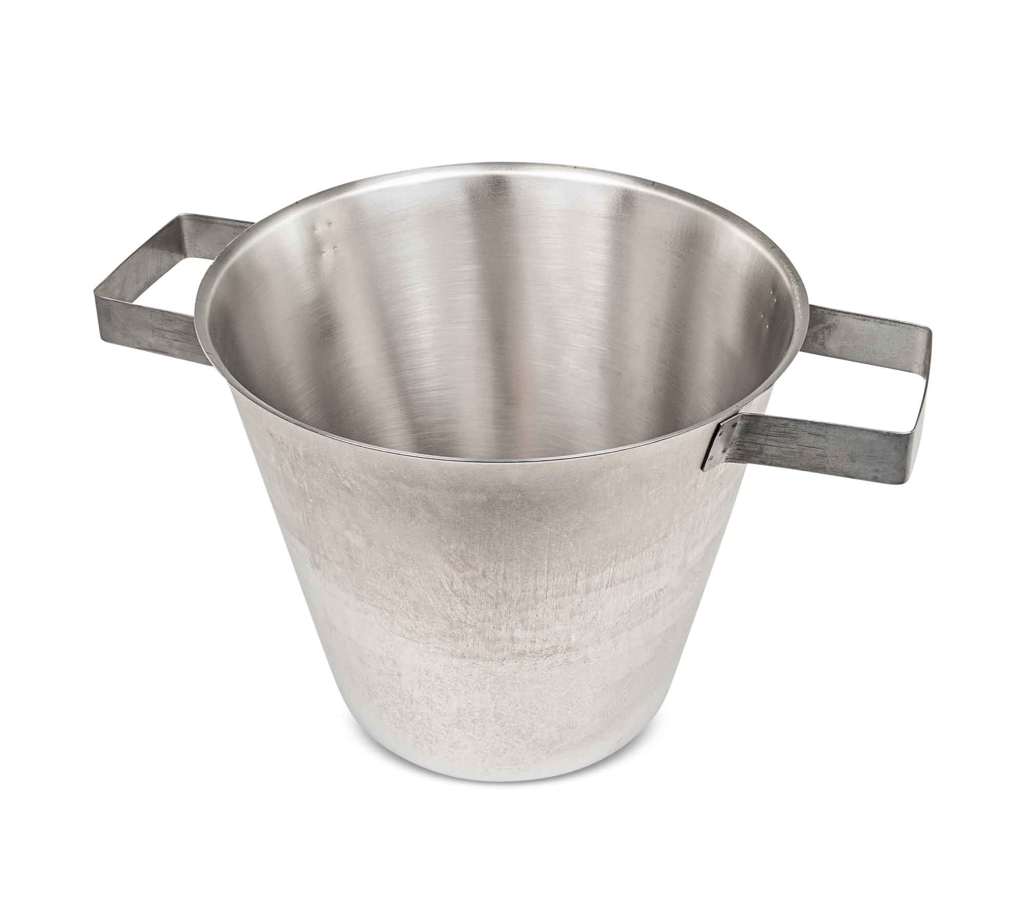 Wachstopf aus Edelstahl