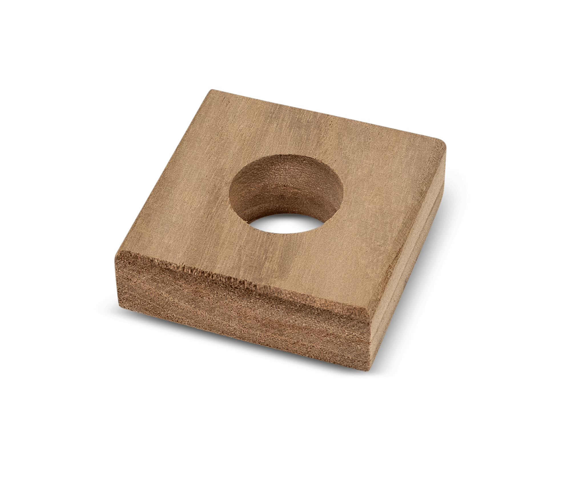 Holzvierkant mit Loch