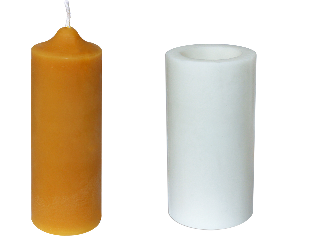 Gießform "Stumpenkerze"