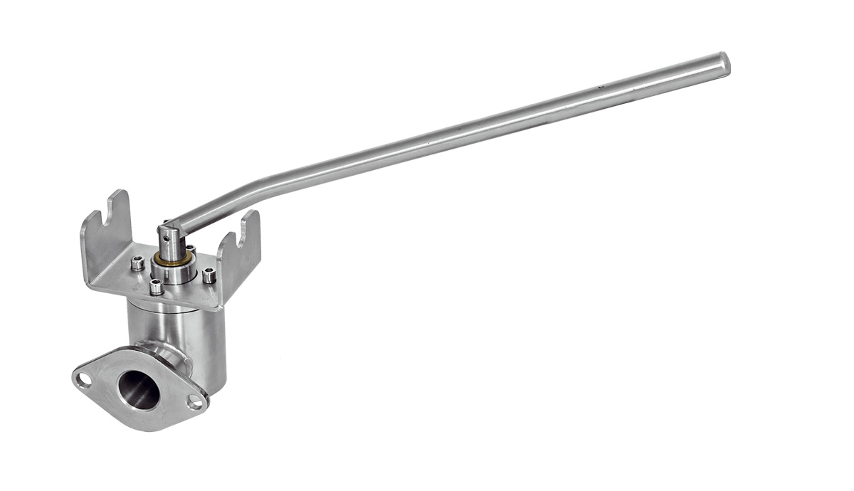 FillOmat® Edelstahl Hebelquetschhahn