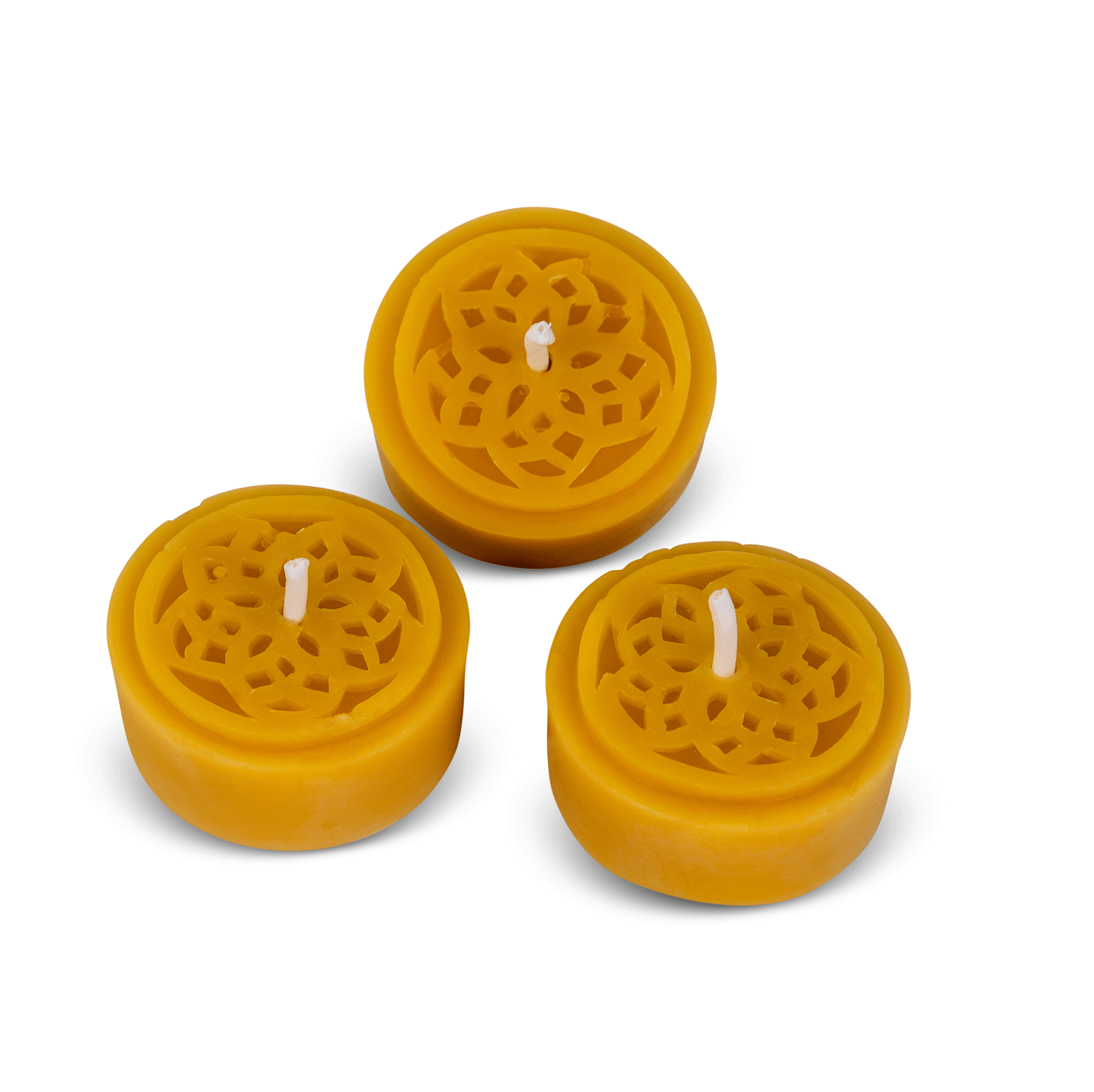 Gießform 3er Teelicht Ornament