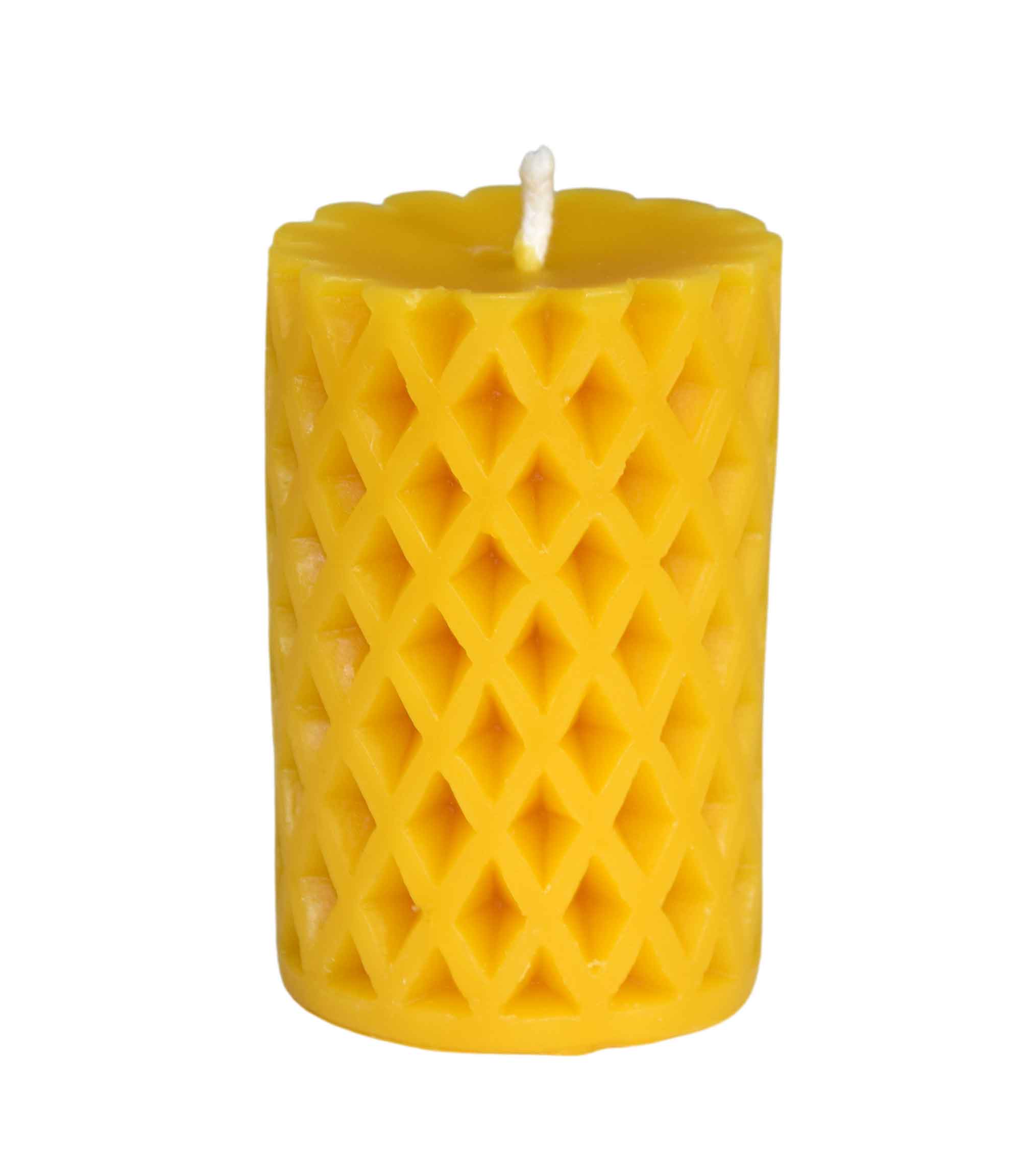 Gießform Stumpen mit Rautenmuster