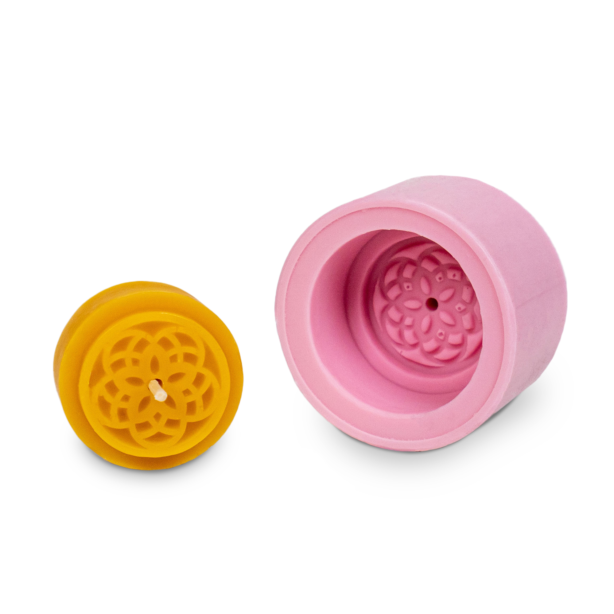 Gießform Teelicht "Ornament"