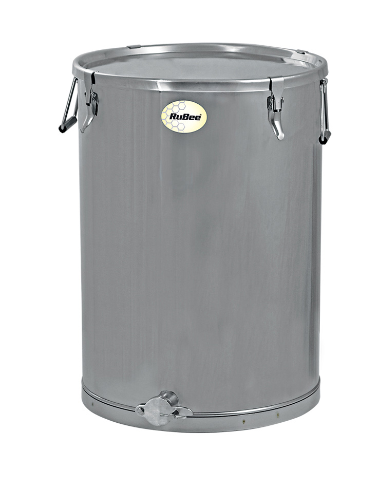 Abfüllkübel aus Edelstahl