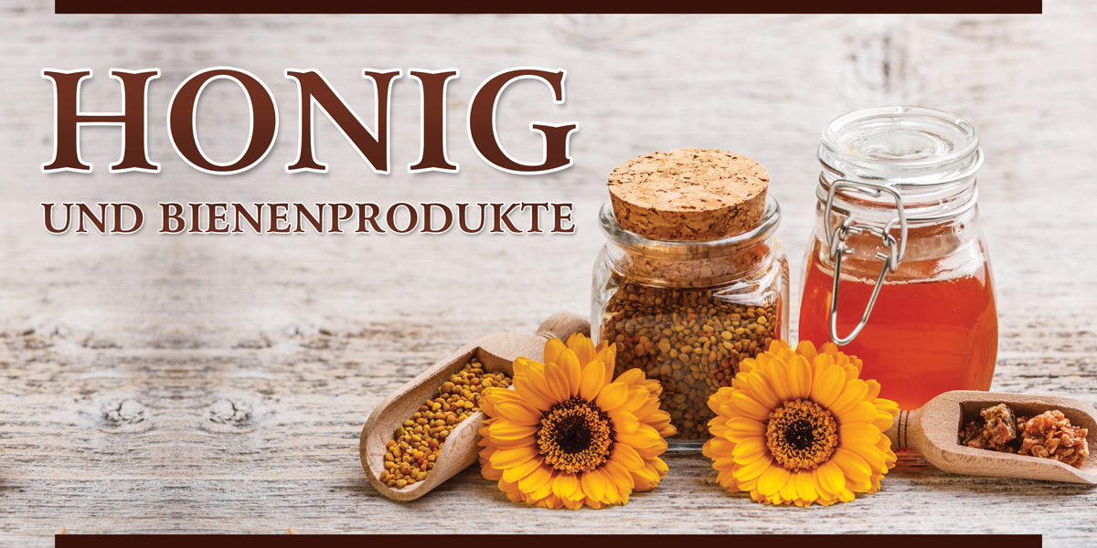 HOBBEE® BANNER "Honig + Bienenprodukte"