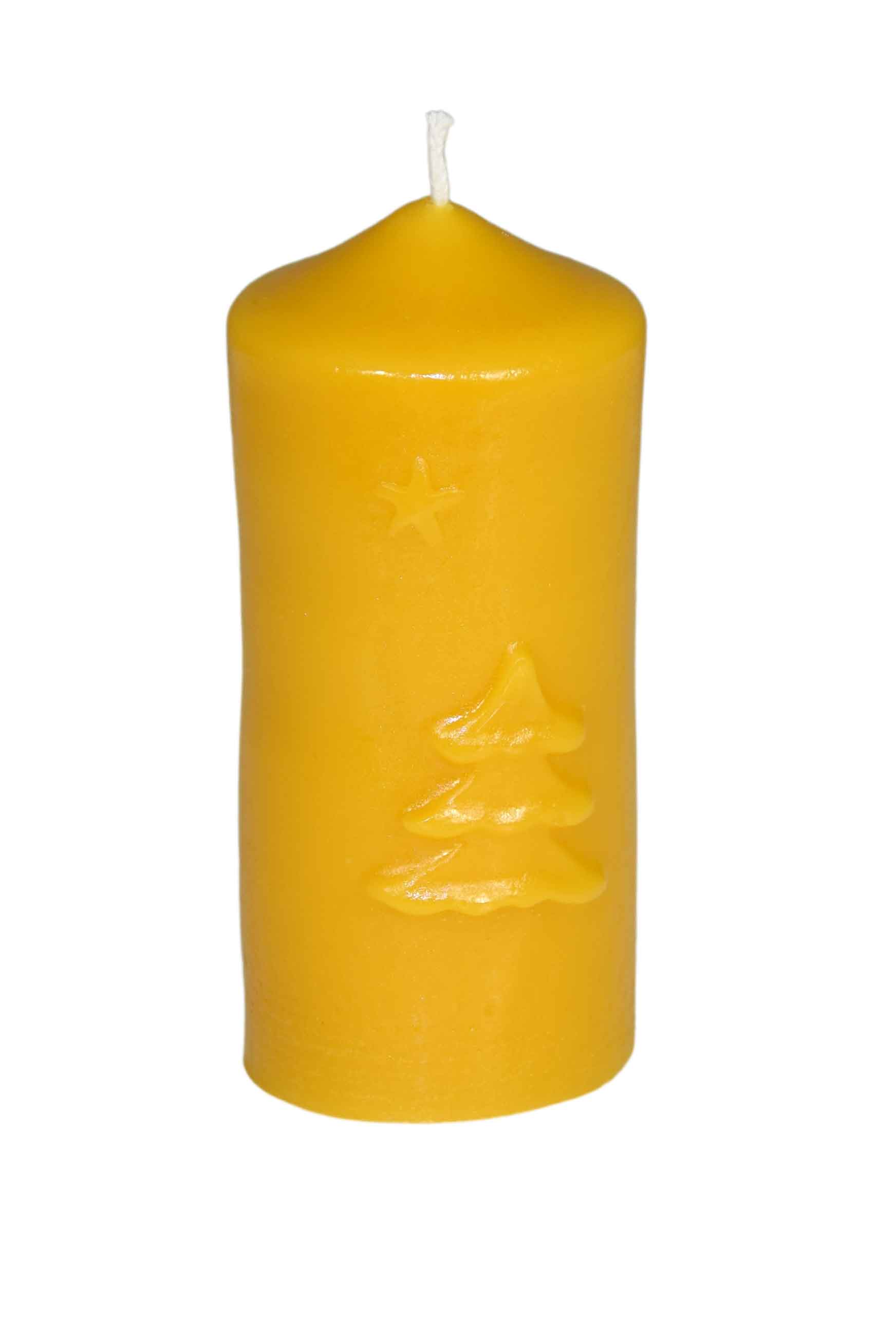 Gießform Stumpen mit Tannenbaum