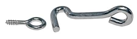 Haken + Ösen für Anflugbrett