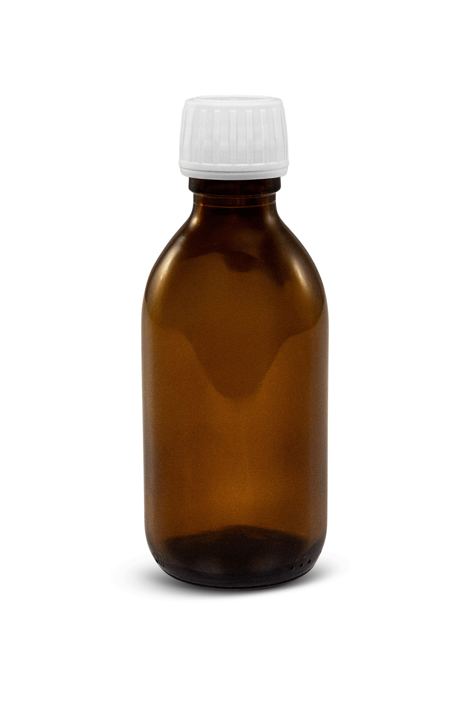 Braune Säureflasche