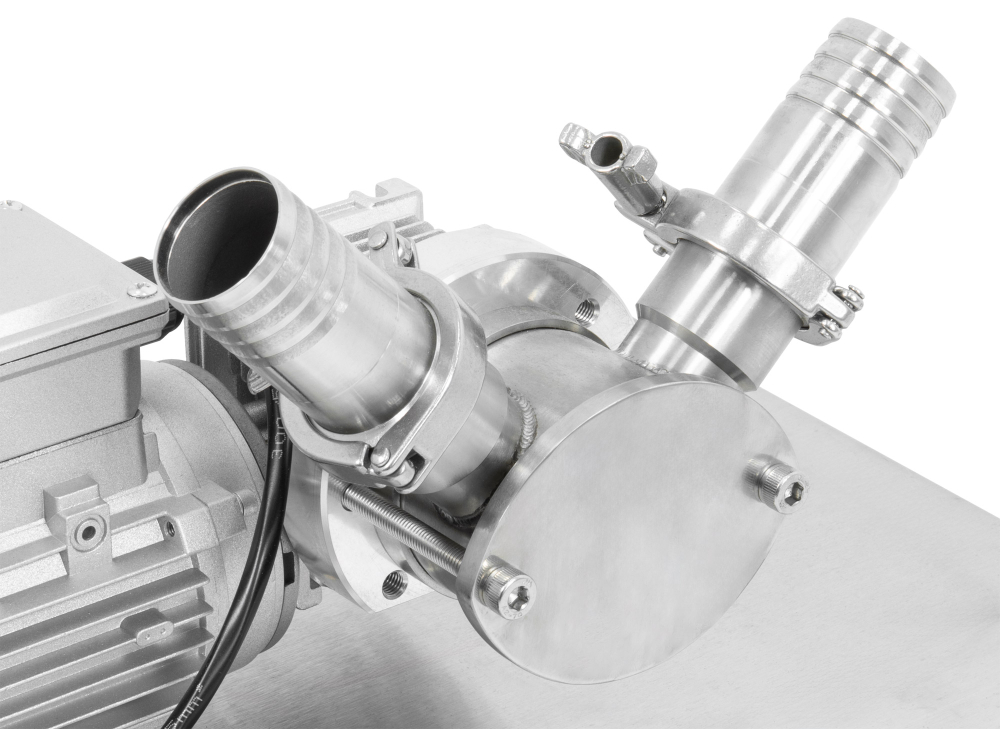 HOBBEE® Honigpumpe auf Edelstahlwagen