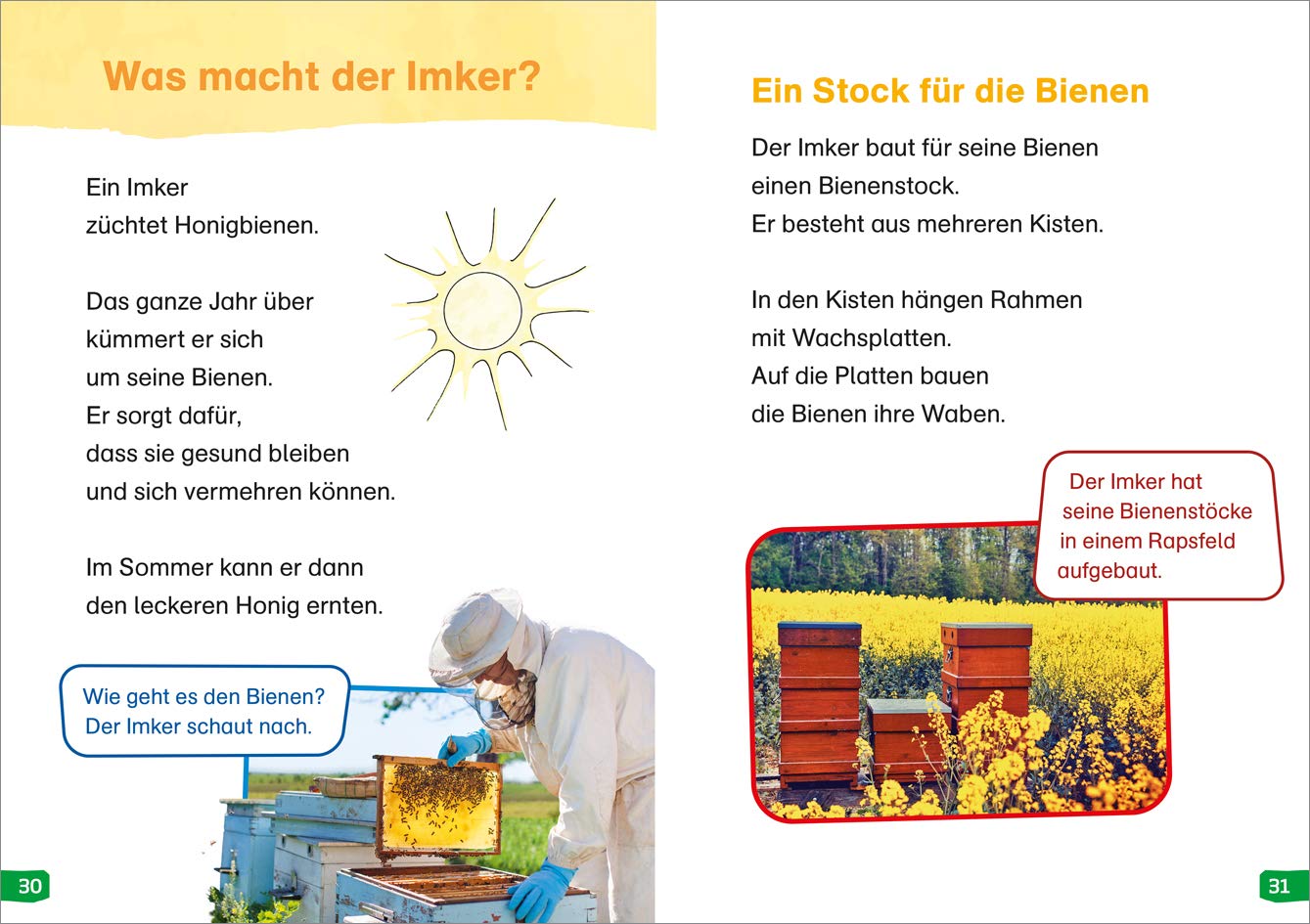 WAS IST WAS Erstes Lesen easy! Wie lebt die Honigbiene?