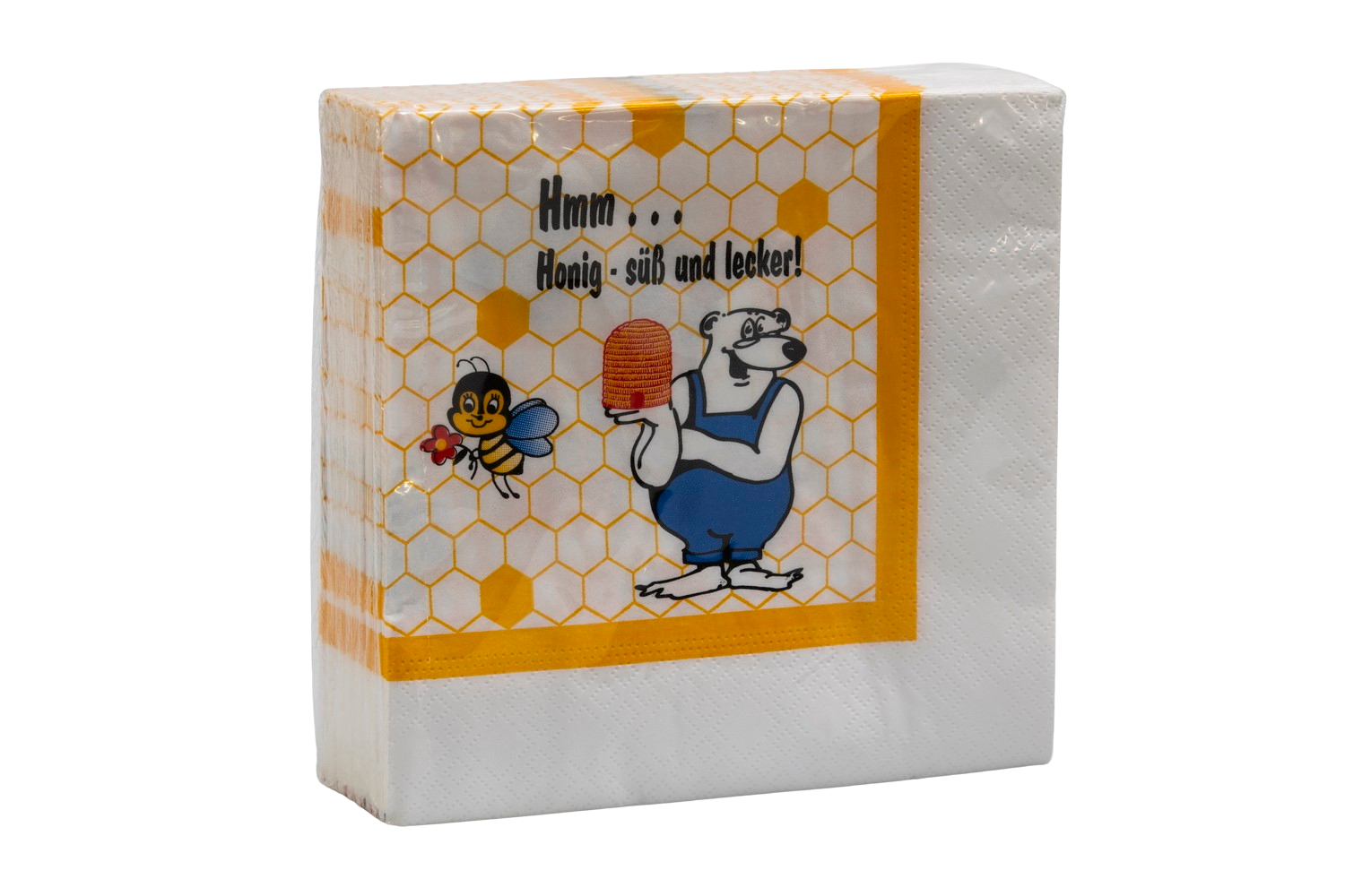 Servietten mit Bienenmotiv