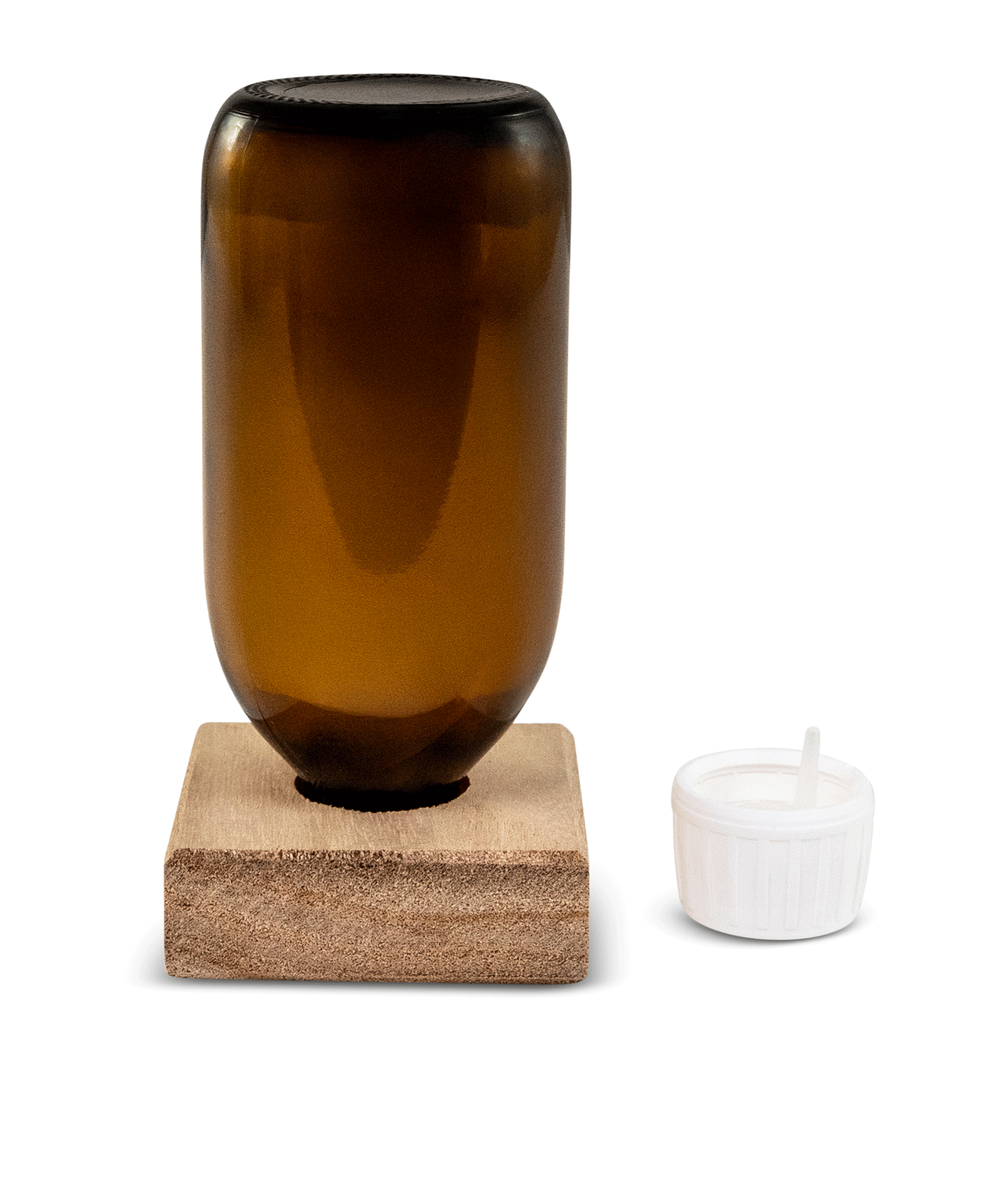 Braune Säureflasche