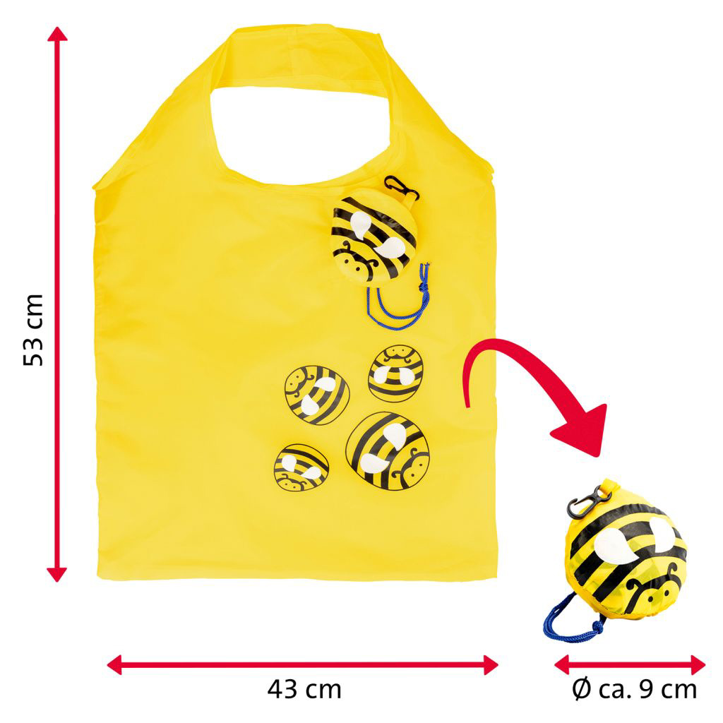 RUBEE® Faltbare Tasche mit Bienen