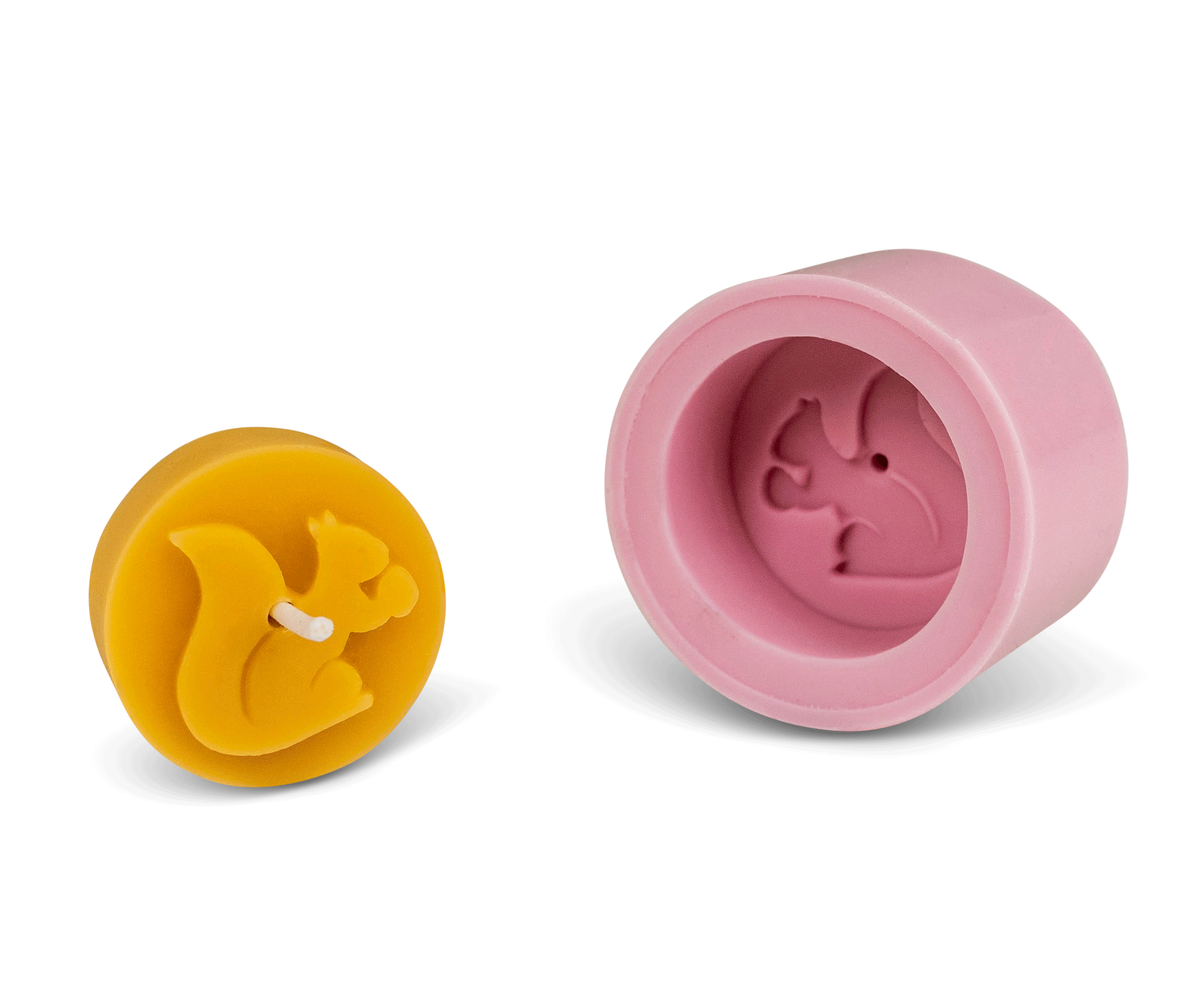 Gießform Teelicht "Eichhörnchen"